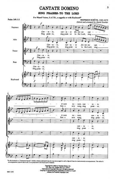 Cantate Domino