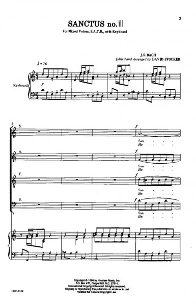 Sanctus No. III