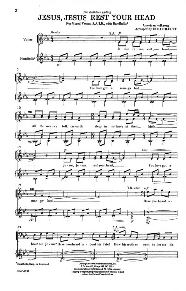 Jesus, Jesus, Rest Your Head Appalachian Folk Song