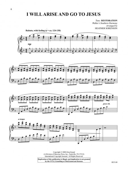 Sacred Nocturnes Piano Solo