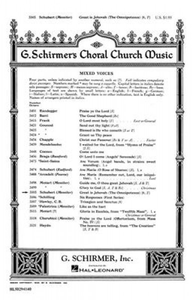 Great Is Jehovah (The Omnipotence)
