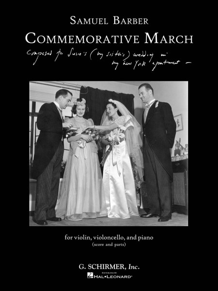 Commemorative March First Edition Piano Trio Score and Parts