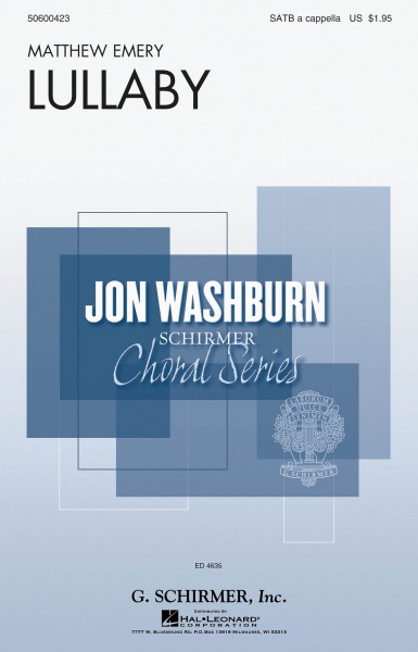 Lullaby Jon Washburn Choral Series