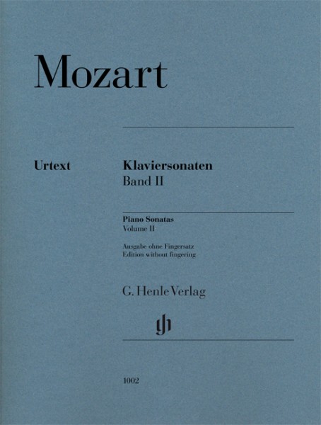 Piano Sonatas, Volume II Edition without Fingering