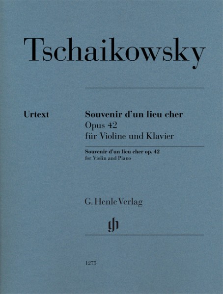 Souvenir d'un lieu cher op. 42 with marked and unmarked string part