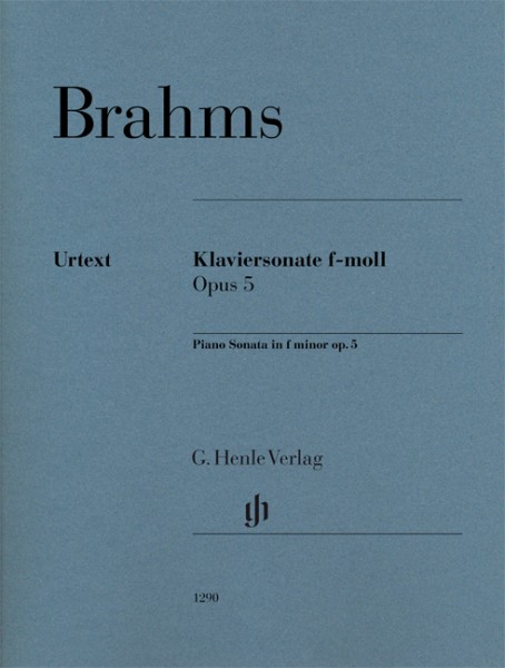 Piano Sonata In F Minor Op 5 Piano revised single edition from HN 38