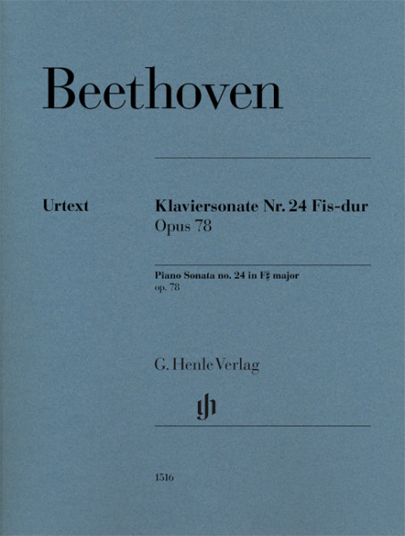 Piano Sonata No. 24 F Sharp Major Op. 78 À Therése