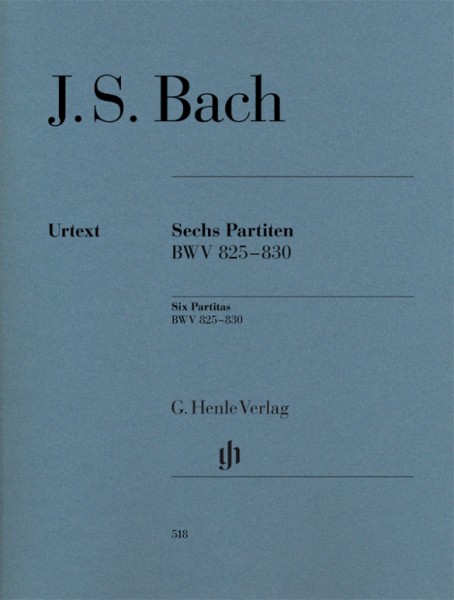 Sechs Partiten BWV 825-830 Six Partitas BWV 825-830