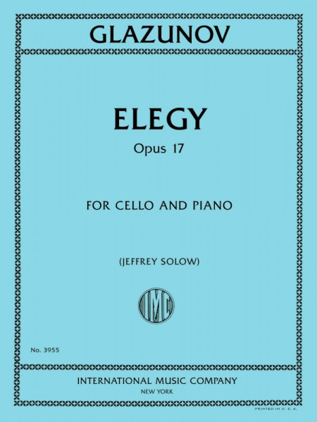 Elegy, Opus 17
