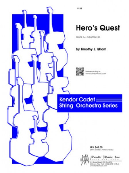 Hero's Quest standard string orchestra (88555) with opt. 3rd Violin/Viola TC (3) and piano