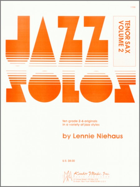 Jazz Solos for Tenor Sax, Volume 2