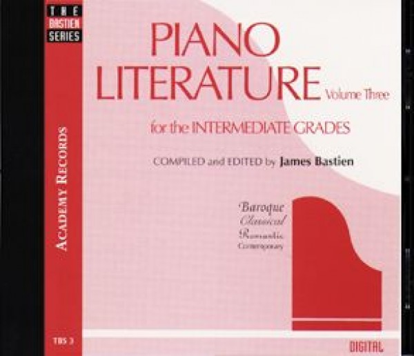 Piano Literature Volume 3 (CD)