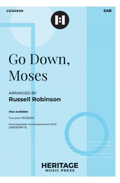 Go Down, Moses 2-Part or SAB and Piano