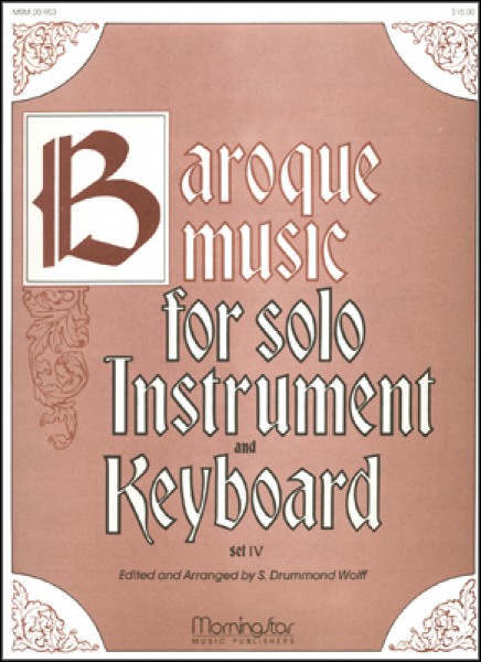 Baroque Music for Solo Inst. & Keyboard, IV
