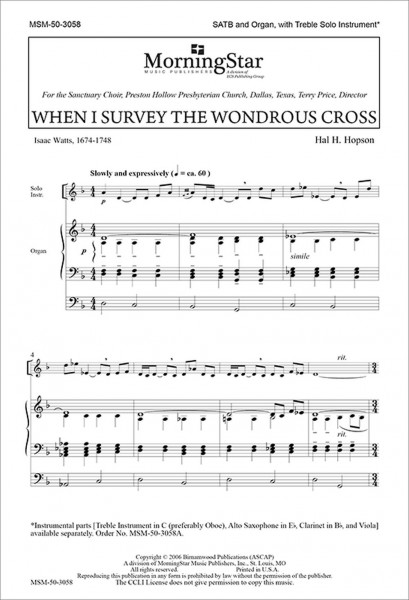 When I Survey the Wondrous Cross