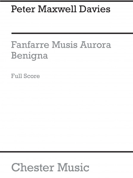 Fanfare Musis Aurora Benigna