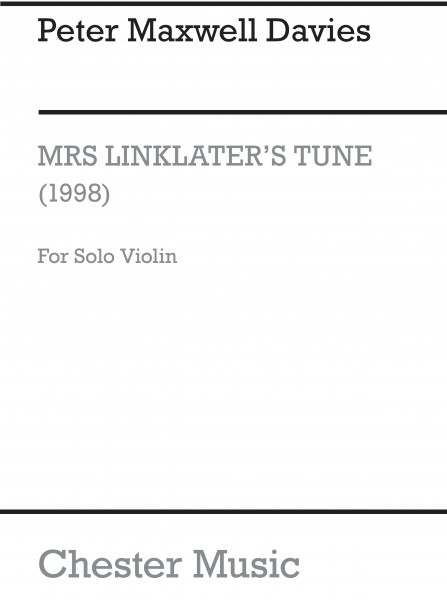 Mrs Linklater's Tune (Solo Violin)