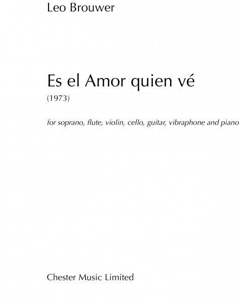 Es el Amor quien vé