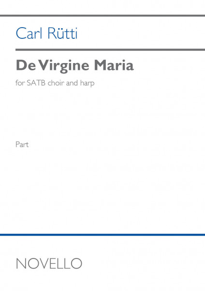 De Virgine Maria (SATB and harp version) harp part