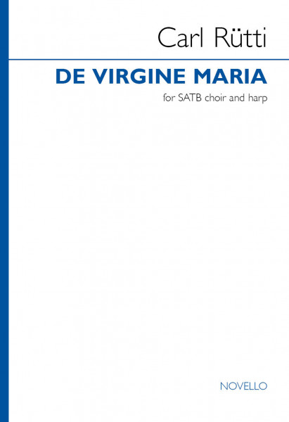 De Virgine Maria (SATB and harp version) score