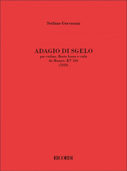 Adagio Di Sgelo per violino, flauto basso e viola - da Mozart, KV 356