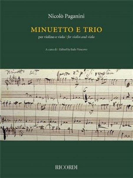Minuetto e Trio per violino e viola A cura di Italo Vescovo