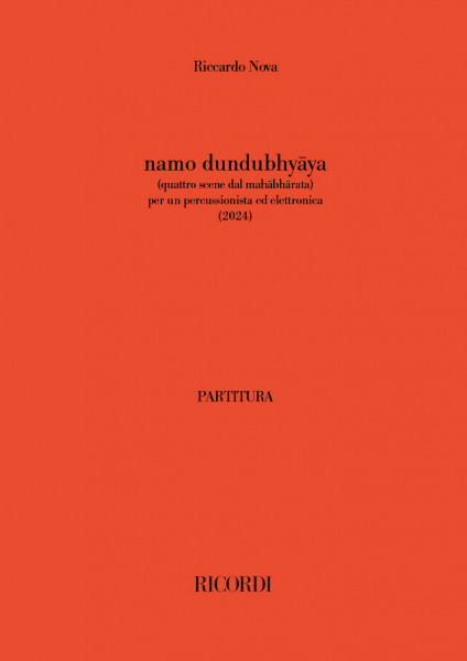 namo dundubhy?ya per un percussionista ed elettronica
