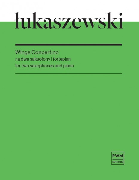 Wings Concertino for two saxophones and piano