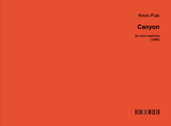 Canyon for Solo Marimba