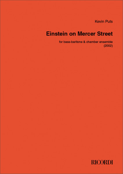 Einstein on Mercer Street for Baritone and Ensemble