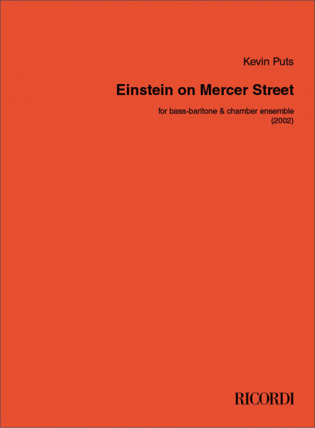 Einstein on Mercer Street for bass-baritone & chamber ensemble