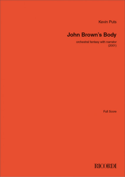 John Brown's Body Fantasy for Orchestra with Narrator