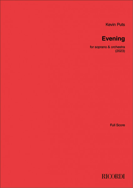 Evening for Soprano and Small Orchestra