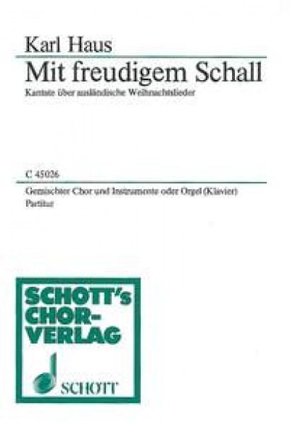 Mit freudigem Schall Kantate uber auslandische Weihnachtslieder