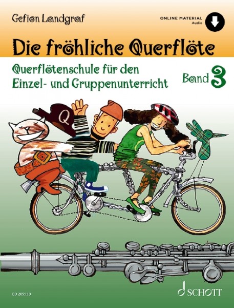 Die fröhliche Querflöte Band 3 Querflötenschule für den Einzel- und Gruppenunterricht