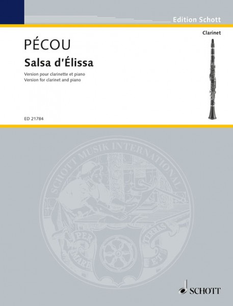 Salsa d´Élissa Version for clarinet (or saxophone) and piano (congas ad lib.)