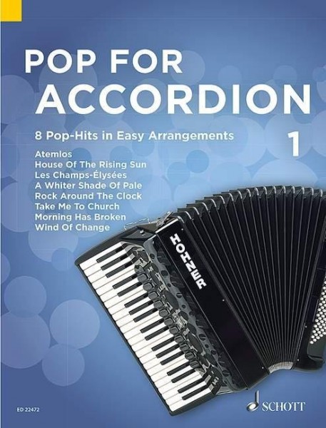 Pop For Accordion Band 1 8 Pop-Hits in Easy Arrangements