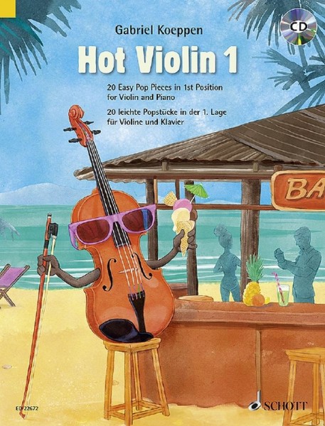Hot Violin 1 20 Easy Pop Pieces In 1St Position