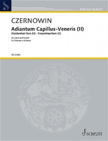 Adiantum Capillus-Veneris II [ Maidenhair fern II] Studie zur Fragilität für Stimme und Atem