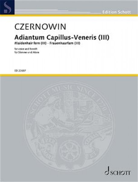 Adiantum Capillus-Veneris III [ Frauenhaarfarn III] Studie zur Fragilität für Stimme und Atem