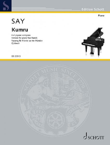 Kumru op. 12/2 Version for piano four hands by Yudum Çetiner (2020)