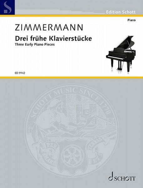 Three Early Piano Pieces First edition