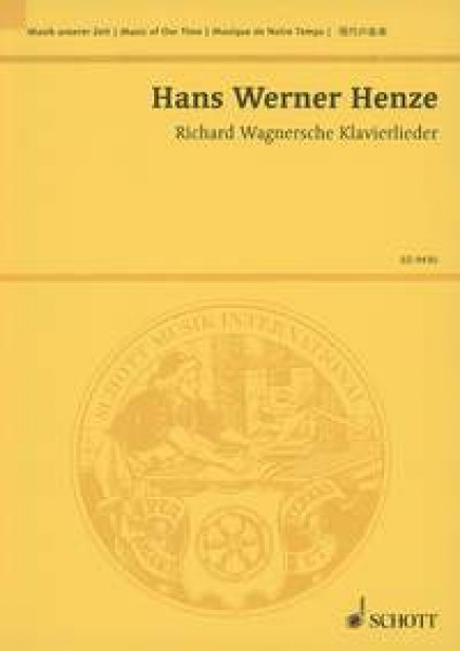 Richard Wagnersche Klavierlieder for two vocalists (mezzo soprano and baritone), mixed chorus and orchestra
