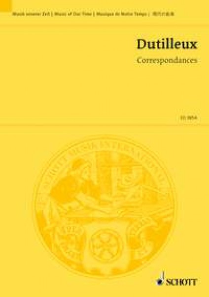 Correspondances for soprano and orchestra
