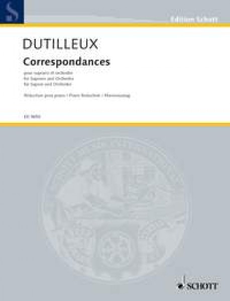 Correspondances for soprano and orchestra