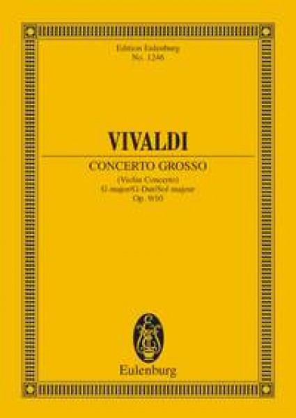 Concerto G Major op. 9/10 RV 300 / PV 103 La Cetra
