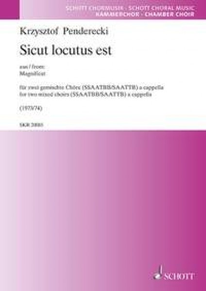 Sicut locutus est from: Magnificat