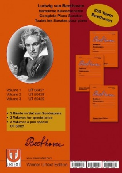 Complete Piano Sonatas 3 volumes for special price