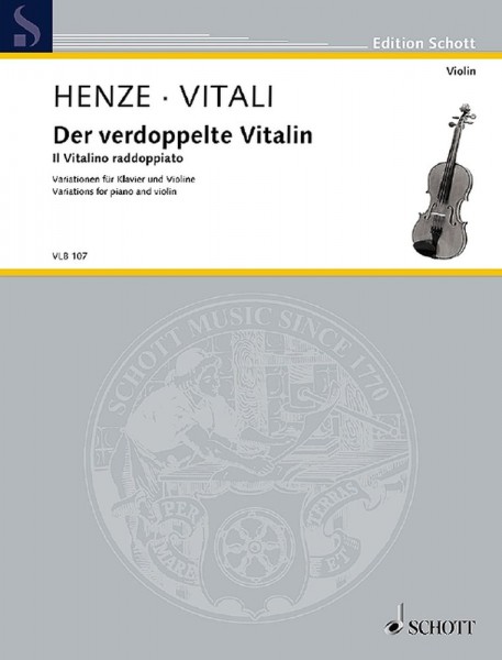 Der Verdoppelte Vitalin Variationen Für Klavier und Violine