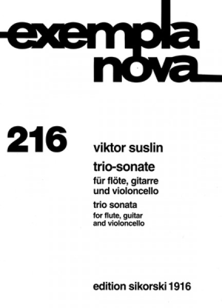 Trio-Sonate für Flöte, Gitarre und Violoncello